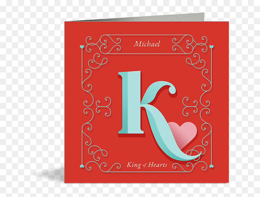 King Of Hearts Card - Greeting Card, HD Png Download - king card png