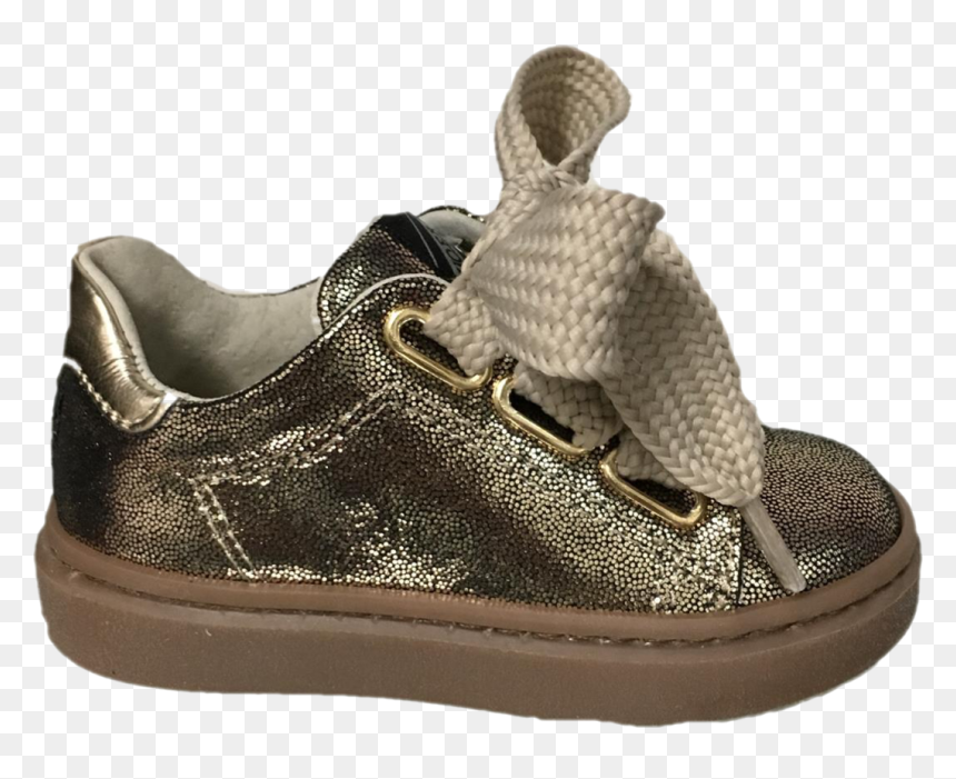 Shoe B 76 Gold Lace Sneaker - Outdoor Shoe, HD Png Download - gold lace png