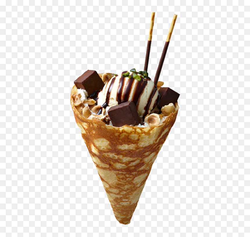 Japanese Chocolate Crepe, HD Png Download - crepe png