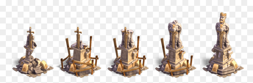 Chess Piece White King Stages - Bronze Sculpture, HD Png Download - king chess piece png