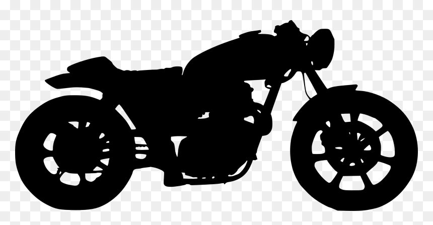 Thumb Image - Silhouette Motorcycle Clipart Png, Transparent Png - bike silhouette png