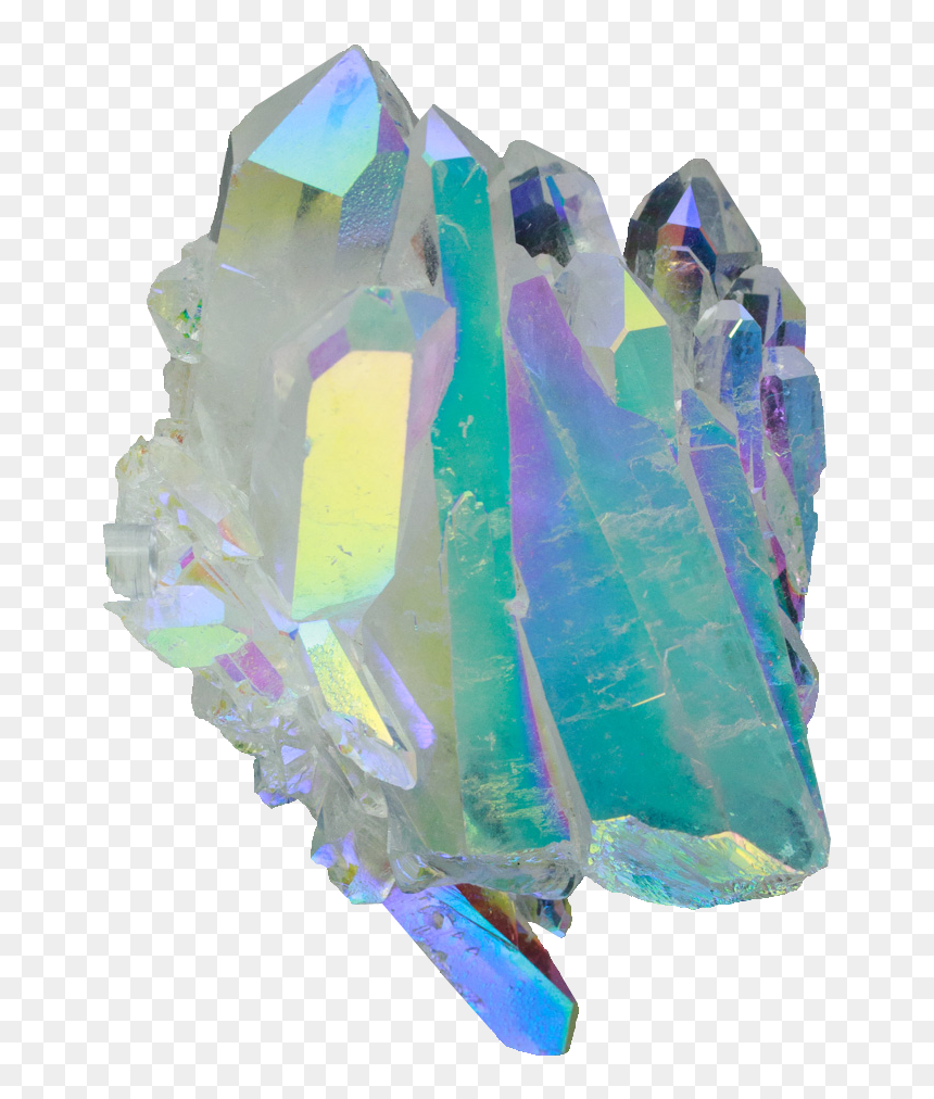 Real Rainbow Quartz Gem, HD Png Download - quartz png