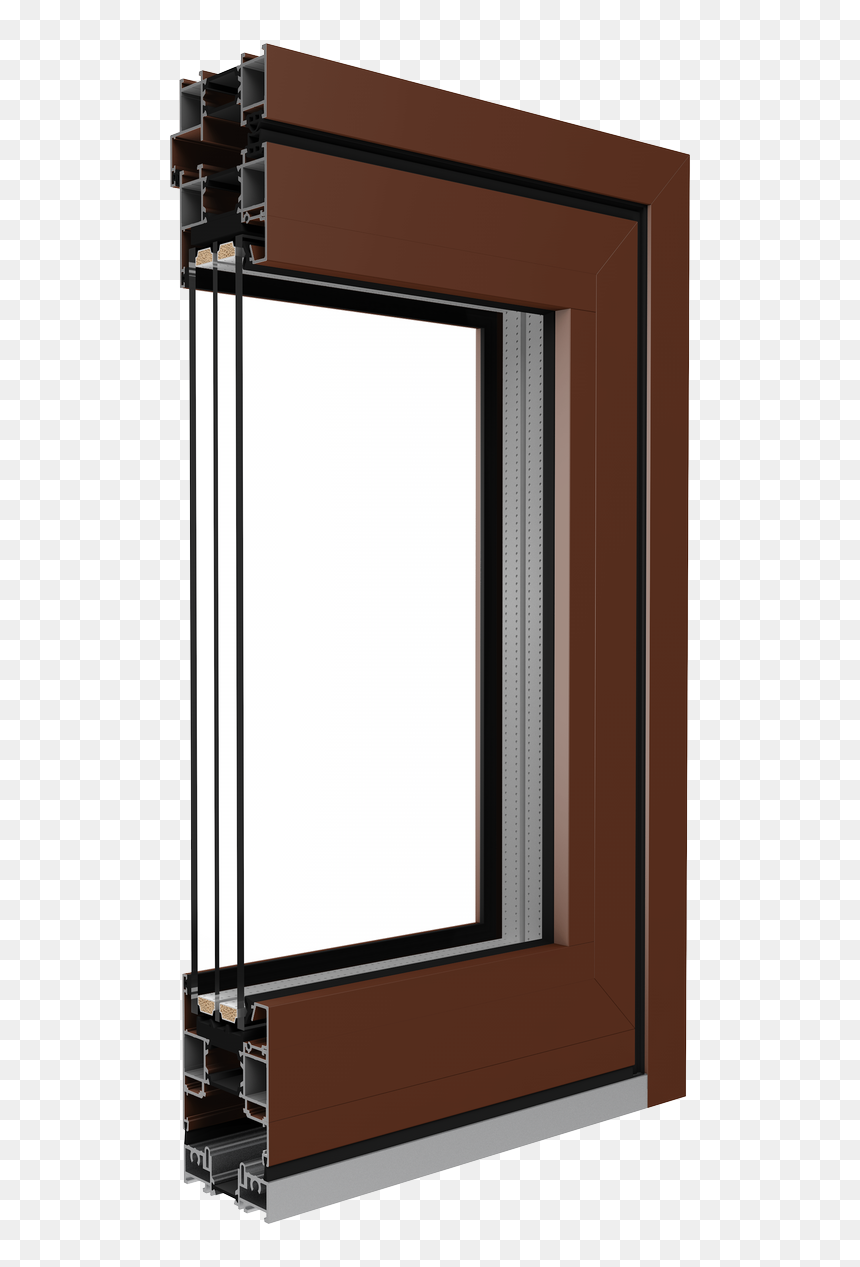 Mb-86 Fold Line - Folding Door, HD Png Download - wooden window frame png