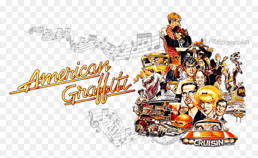 Popoptiq - American Graffiti Poster, HD Png Download - grafitti png