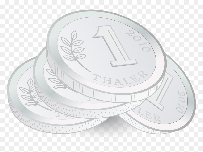 Pile Of Coins Clip Arts - Silver Coins Clip Art, HD Png Download - pile of gold coins png