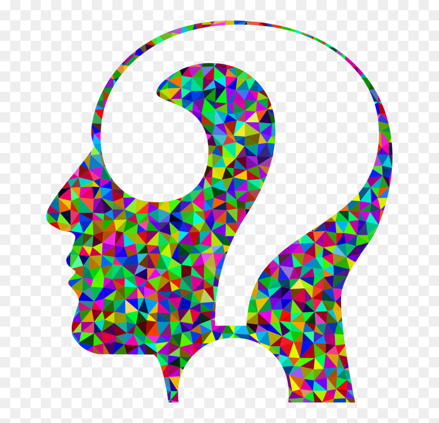Swimsuit Top,question,human Head - Cerebro Ponto De Interrogação, HD Png Download - human head png