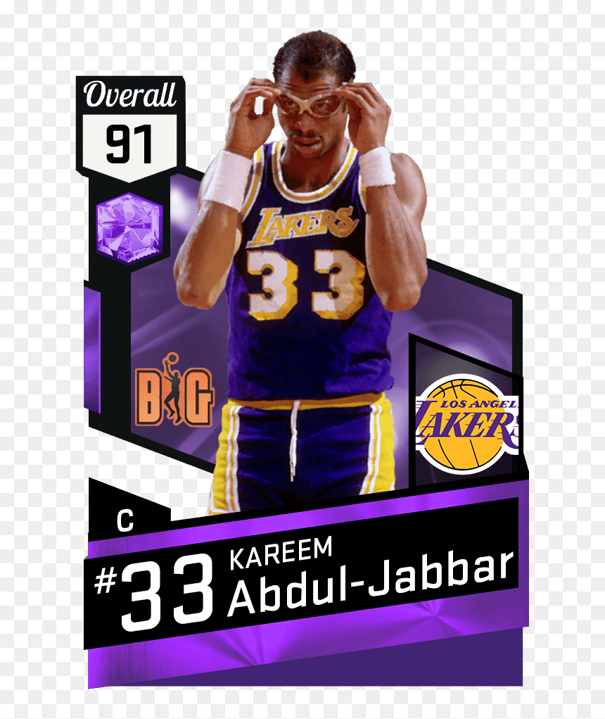 Kevin Martin 2k17 , Png Download - Wilt Chamberlain Nba 2k17, Transparent Png - kareem abdul jabbar png
