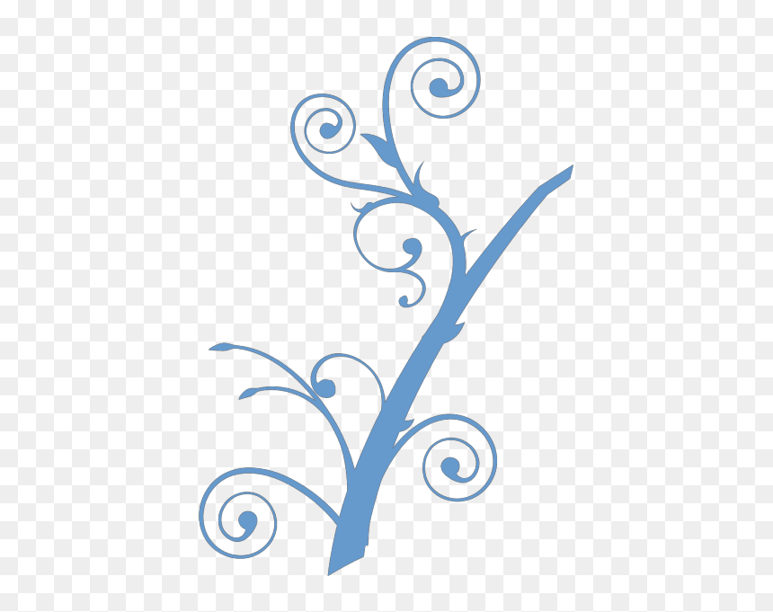 Flourish Again Png Icons - Tree Branch Clip Art, Transparent Png - gold flourish png