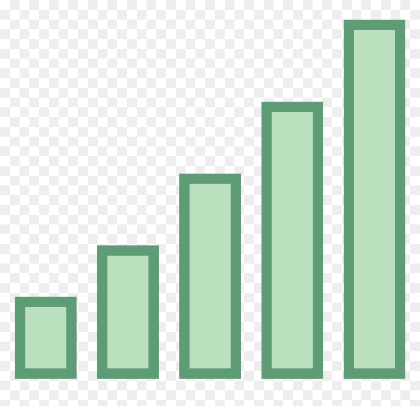 Network Icons At Icons High Connection Icon - Statistical Graphics, HD Png Download - green rectangle png