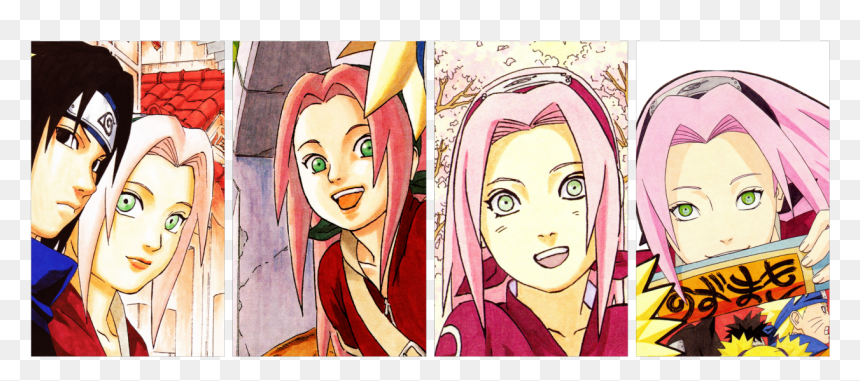Naruto Naruto Shippuden Sasuke Uchiha Sakura Haruno - Haruno Sakura, HD Png Download - naruto hair png