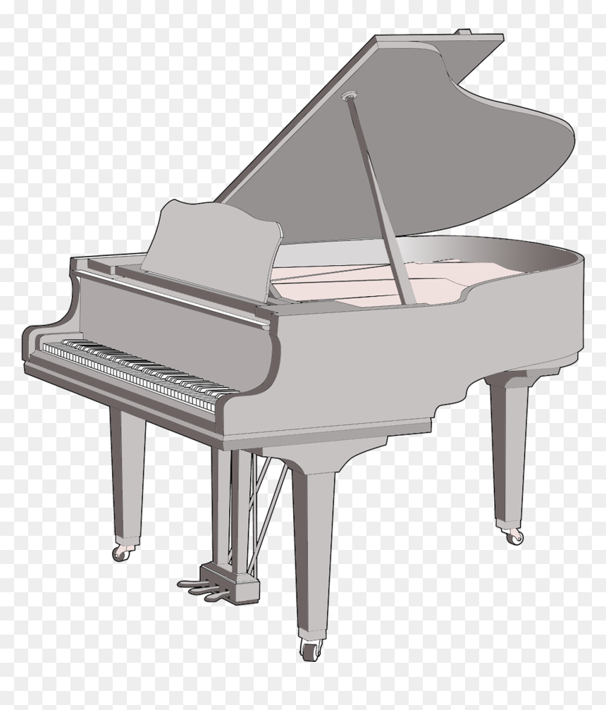 Piano Clipart Tumblr Transparent, HD Png Download - piano clipart png