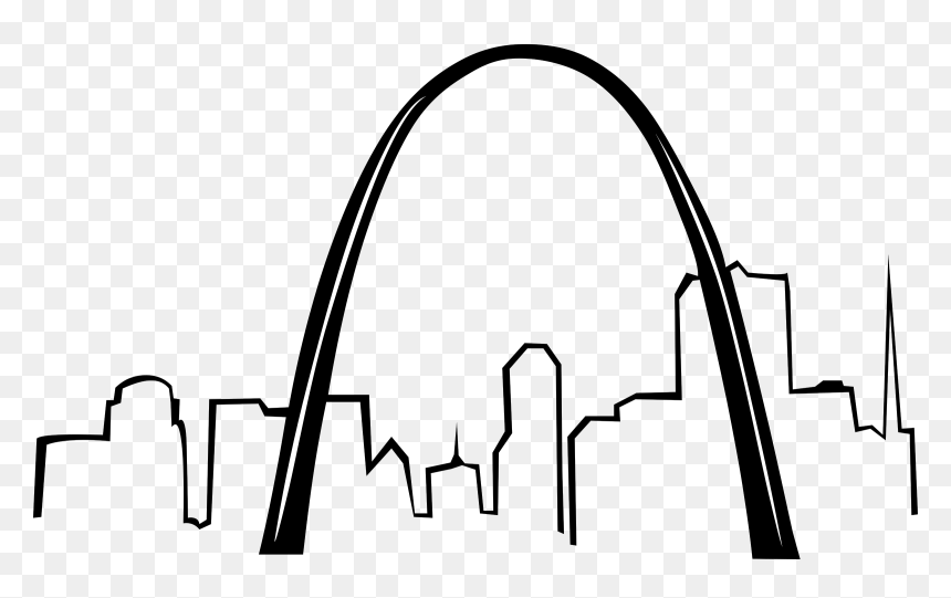 Louis Gateway Arch Clip Arts - Gateway Arch Clip Art, HD Png Download - st louis arch png