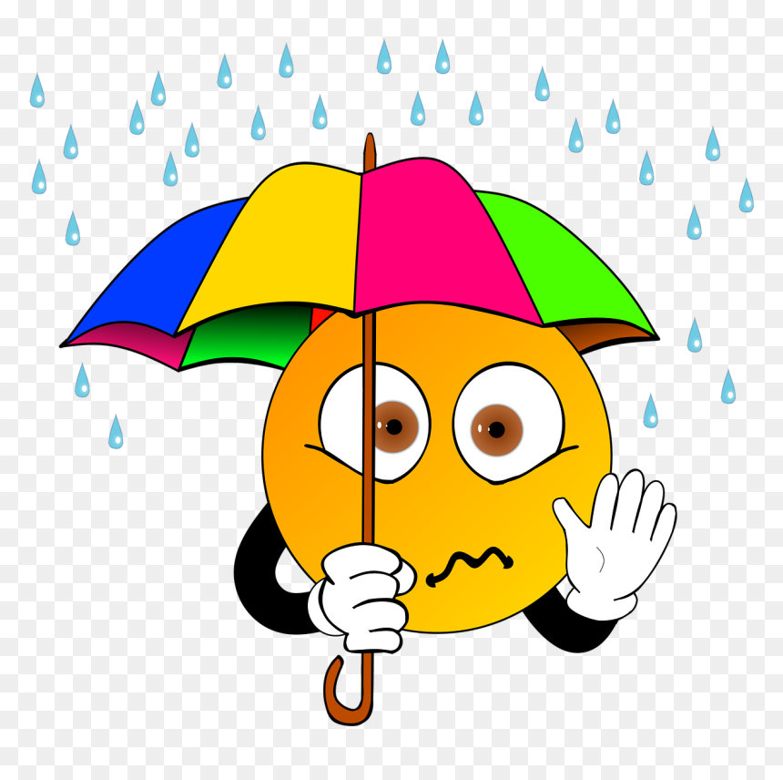 Clip Art, HD Png Download - rain emoji png