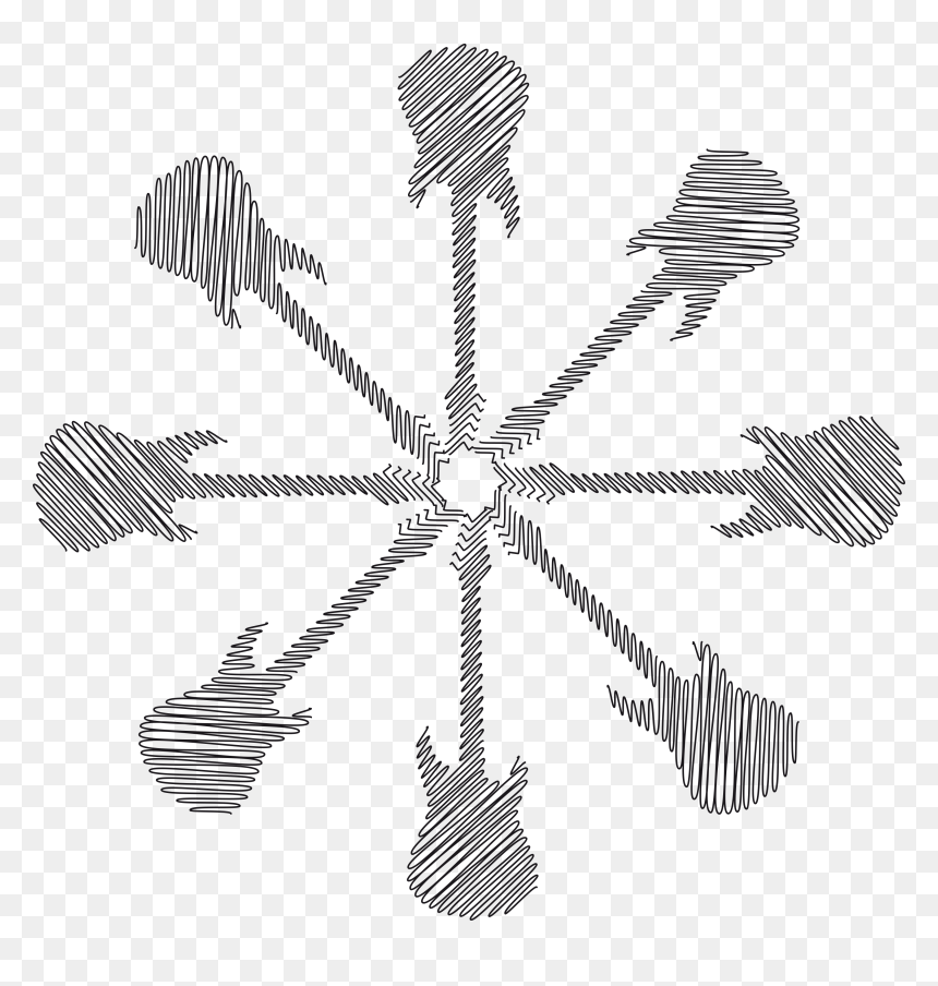 Abstract Line Art Flourish Ornament Clip Arts, HD Png Download - flourish line png