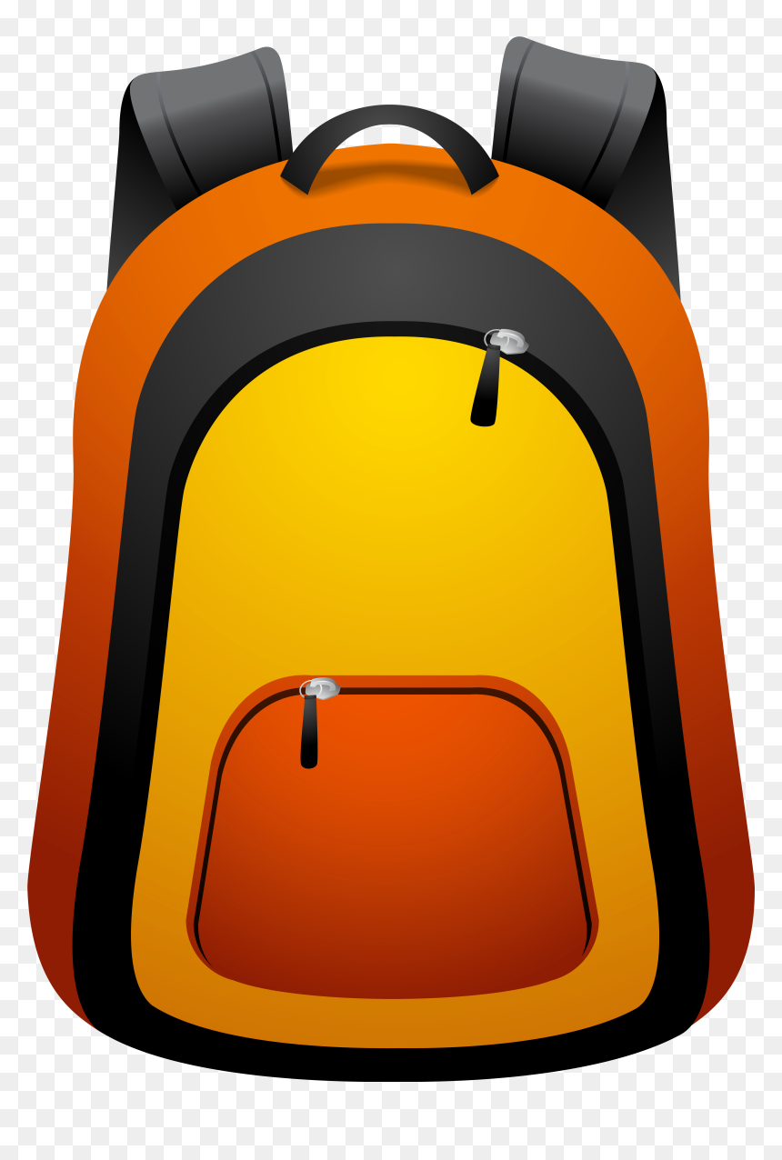 Bookbag Clipart Responsibility - Clipart Of A Backpack With No Background, HD Png Download - backpack clipart png