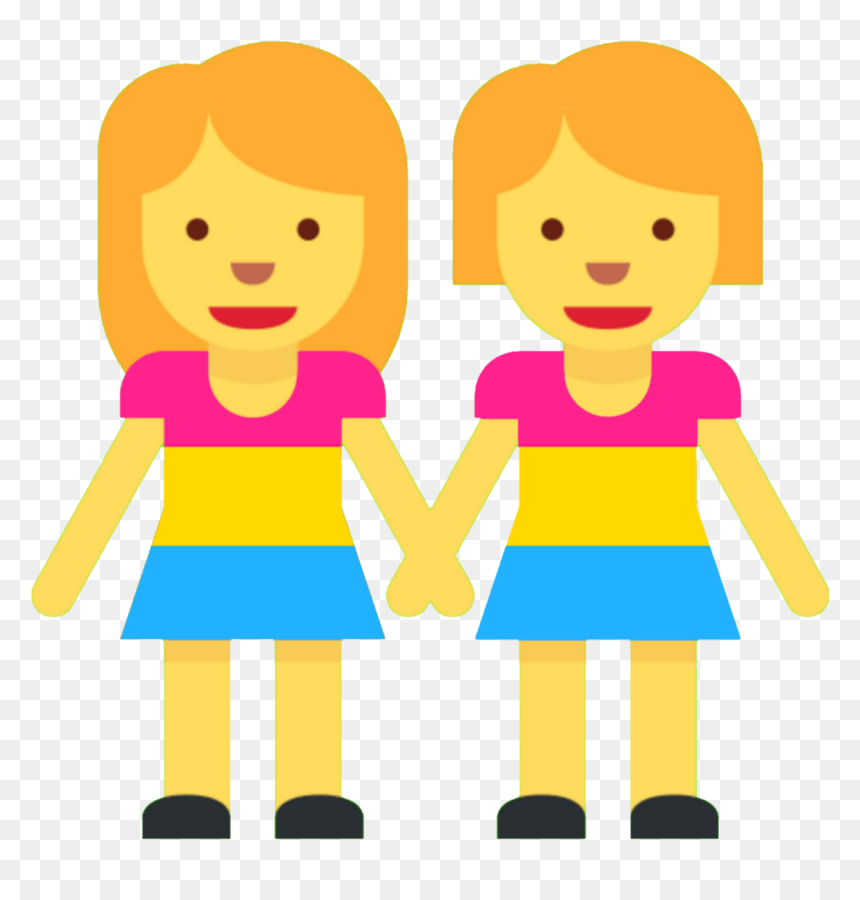 Emojis De Mejores Amigas, HD Png Download - couple emoji png