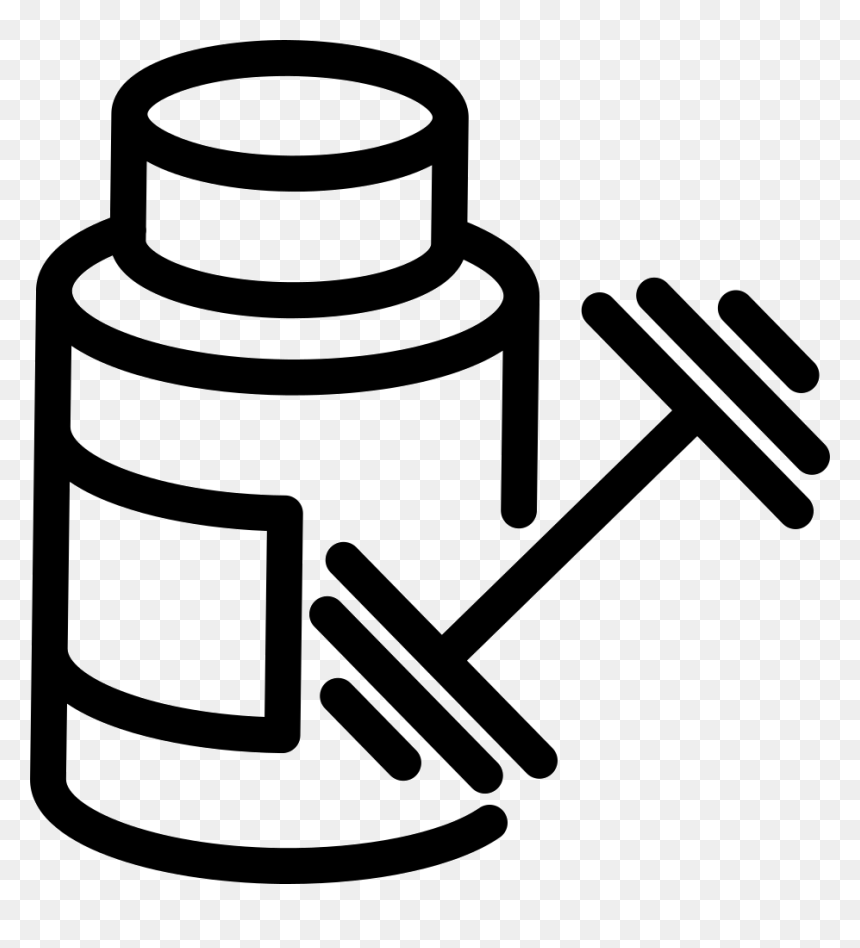 Gymnast Steroids Supplements For Dumbbell Exercises - Supplements Icon Png, Transparent Png - dumbbell icon png