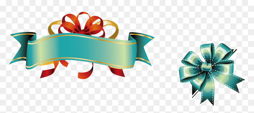 Illustration Vector Banner - Ribbon Vector Banner Png, Transparent Png - retro banner png