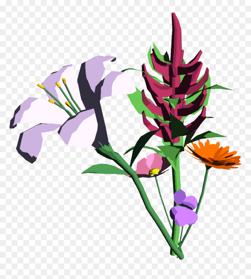 Illustration, HD Png Download - flower garden png