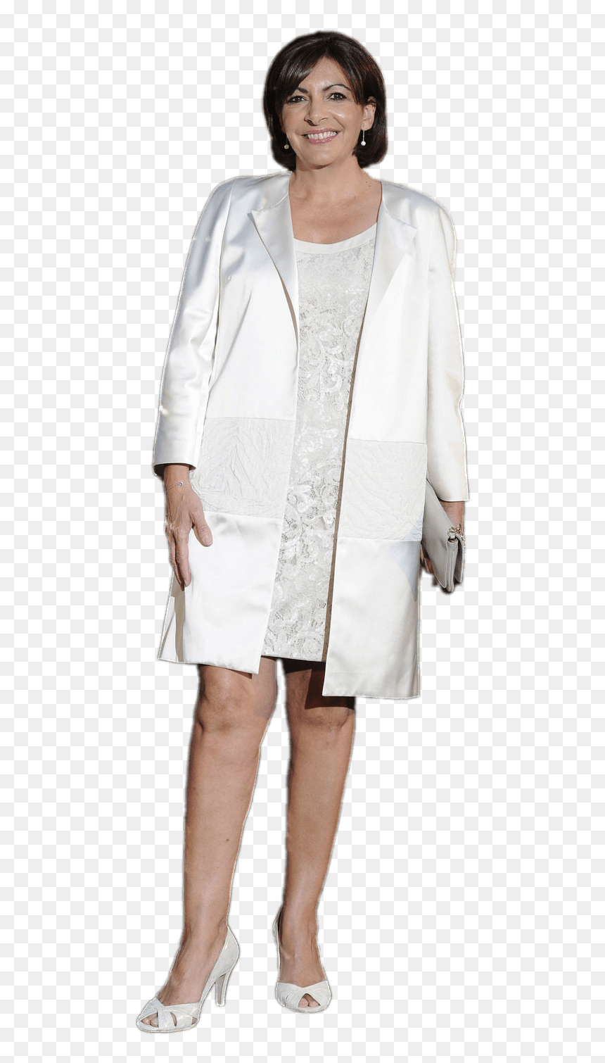 Anne Hidalgo White Outfit Clip Arts - Anne Hidalgo Png, Transparent Png - outfit png