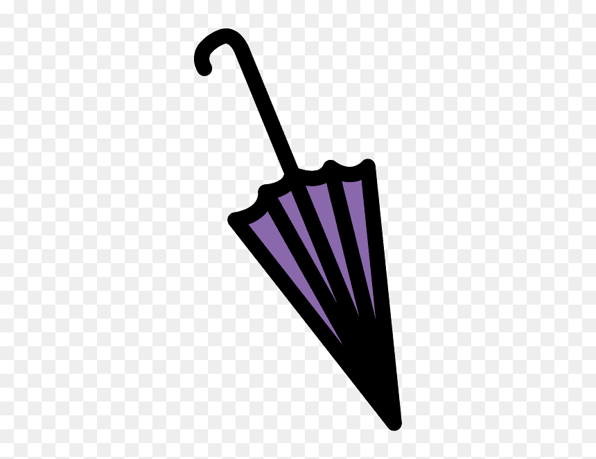 Closed Umbrella Emoji Clipart, HD Png Download - rain emoji png