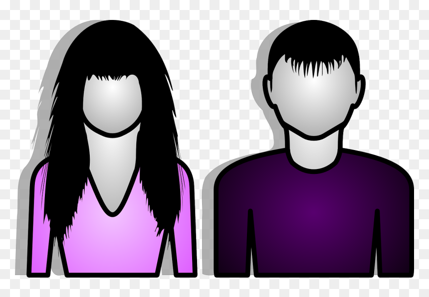 Male And Female Clipart, HD Png Download - brother png