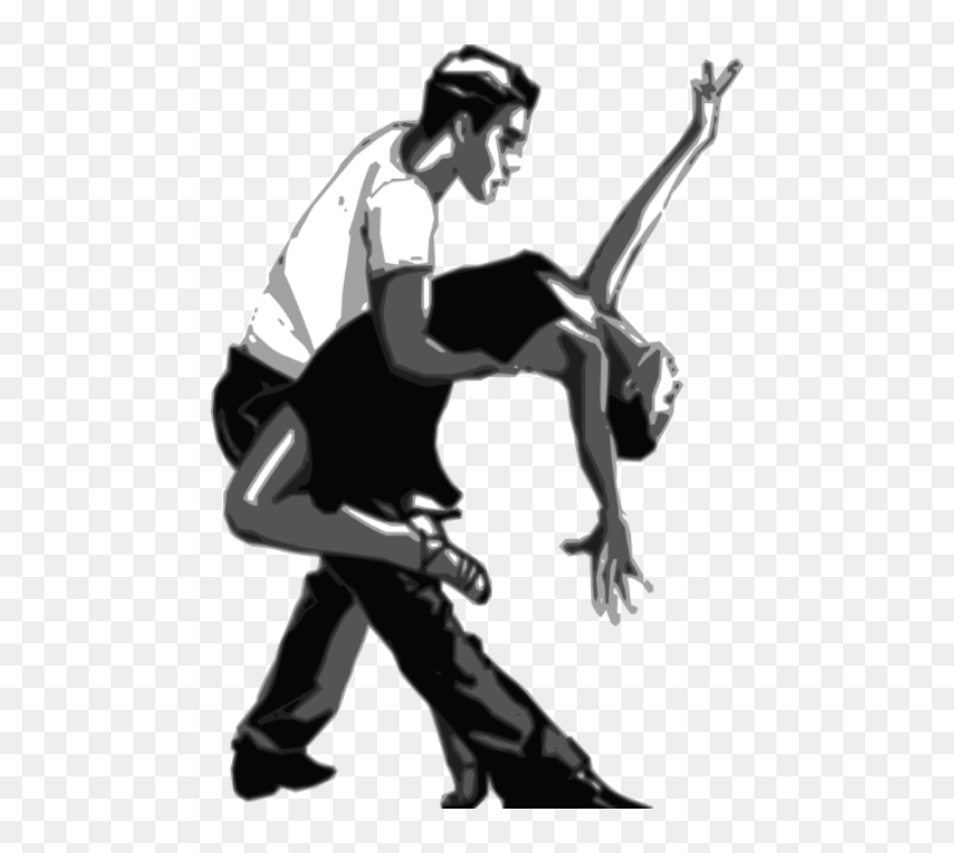 Piano Clipart Professional Dancer - Salsa Dancers Drawings, HD Png Download - piano clipart png