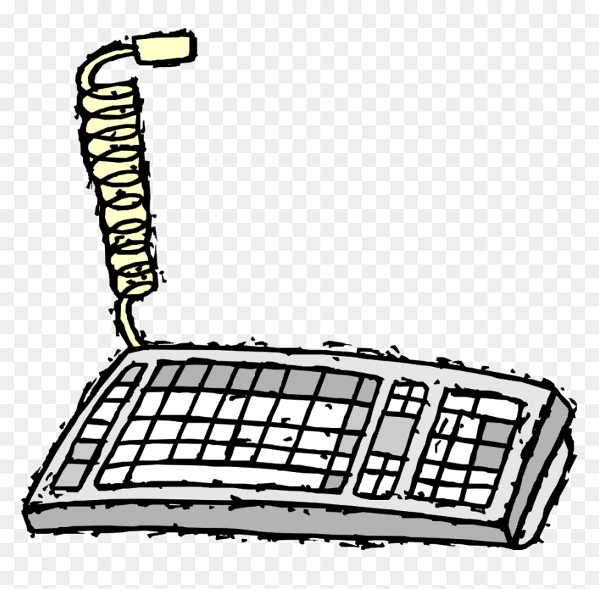 Clip Keyboard Drawing Transparent Png Clipart Free - El Teclado Clipart, Png Download - piano clipart png