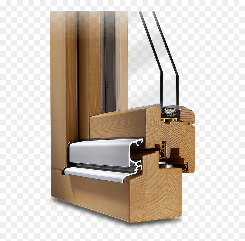 Classic Line - Design Woods Windows, HD Png Download - wooden window frame png