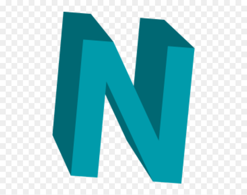 Letter N 3d Png, Transparent Png - letter icon png