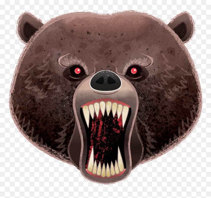 Teddy Bear, HD Png Download - angry bear png