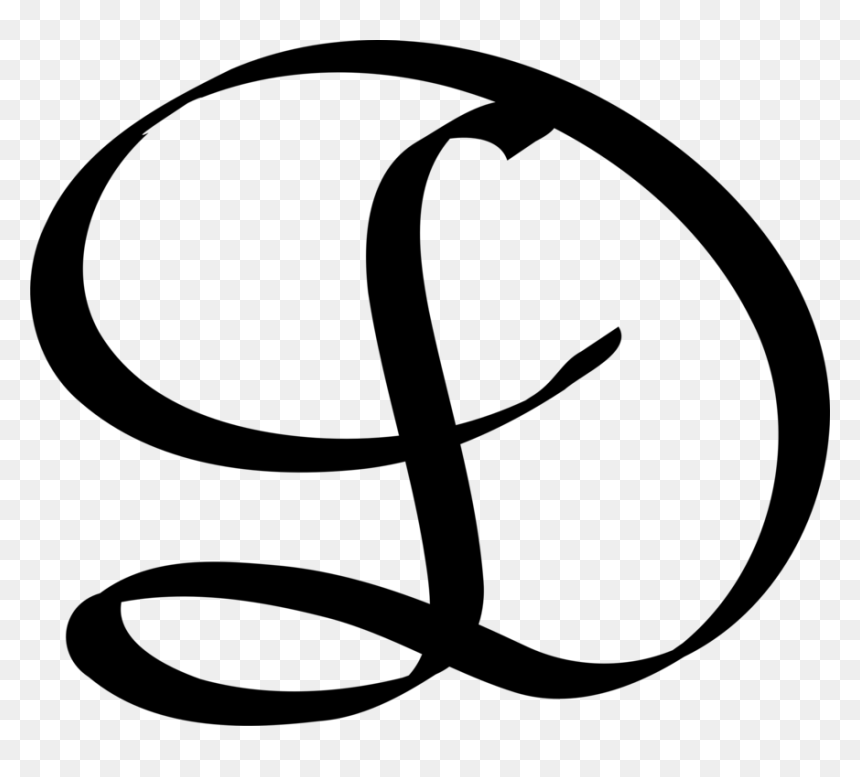 Line Art,area,monochrome Photography - Capital D, HD Png Download - letter icon png