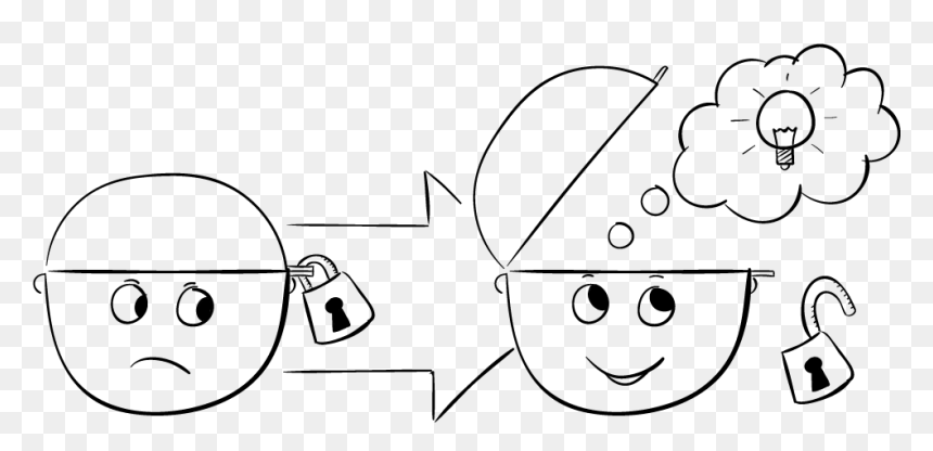 Idea In Your Head, HD Png Download - human head png