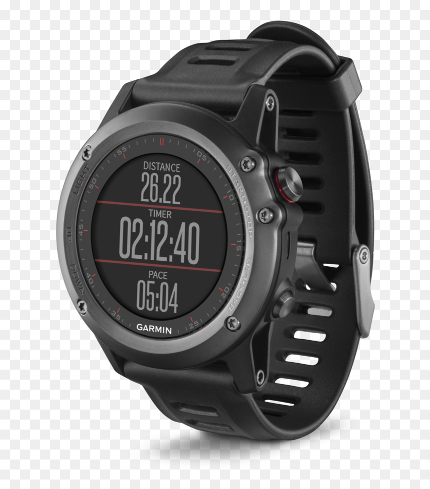 Garmin Fenix 3 Gray Watch W/ Black Band - Garmin Fenix 6 Solar, HD Png Download - fenix png