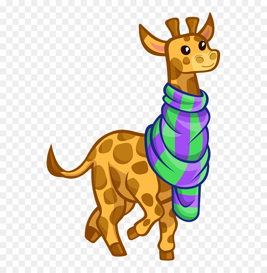 Giraffe Clipart - Giraffe, HD Png Download - giraffe clipart png