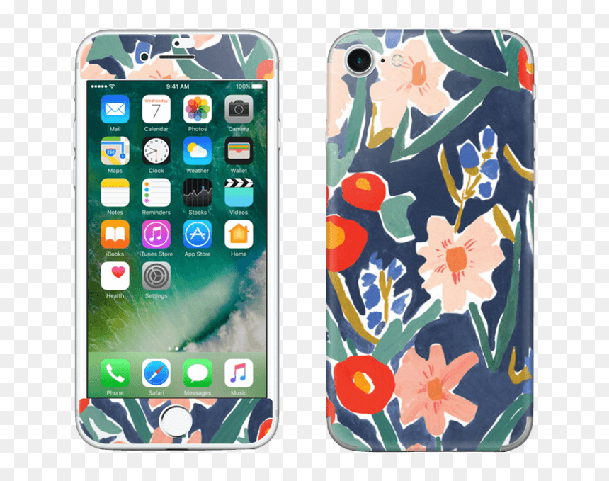 Flower Field Skin Iphone - Iphone 7, HD Png Download - flower field png