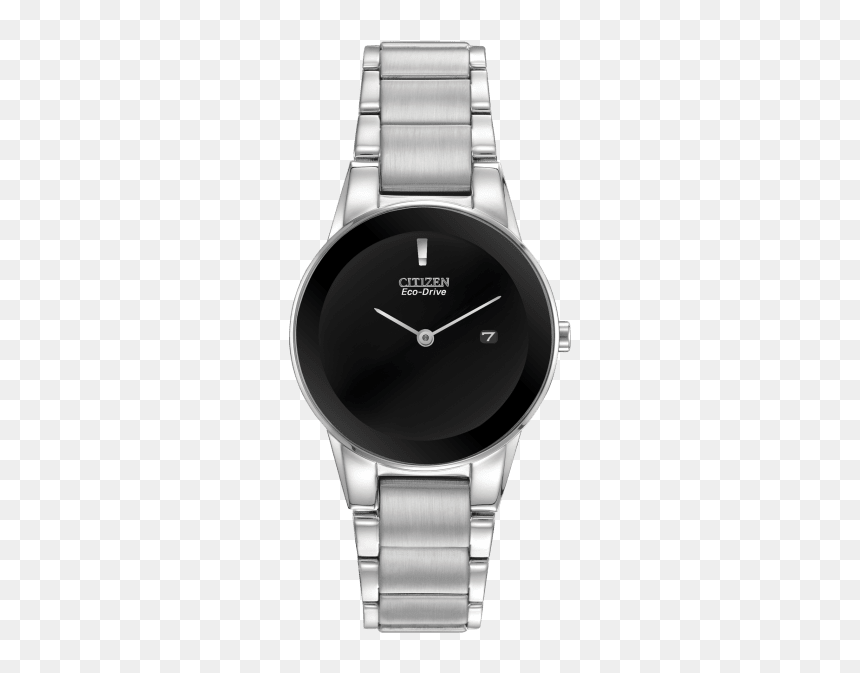 Citizen Axiom Ladies Eco-drive Black Blank Face Date - Ga1052 55e, HD Png Download - blank face png