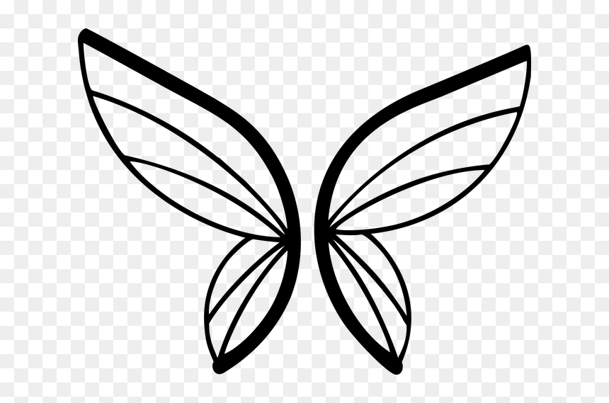 Butterfly, Insect, Wings, Animal, Silhouette - Abstract Butterfly, HD Png Download - wing silhouette png