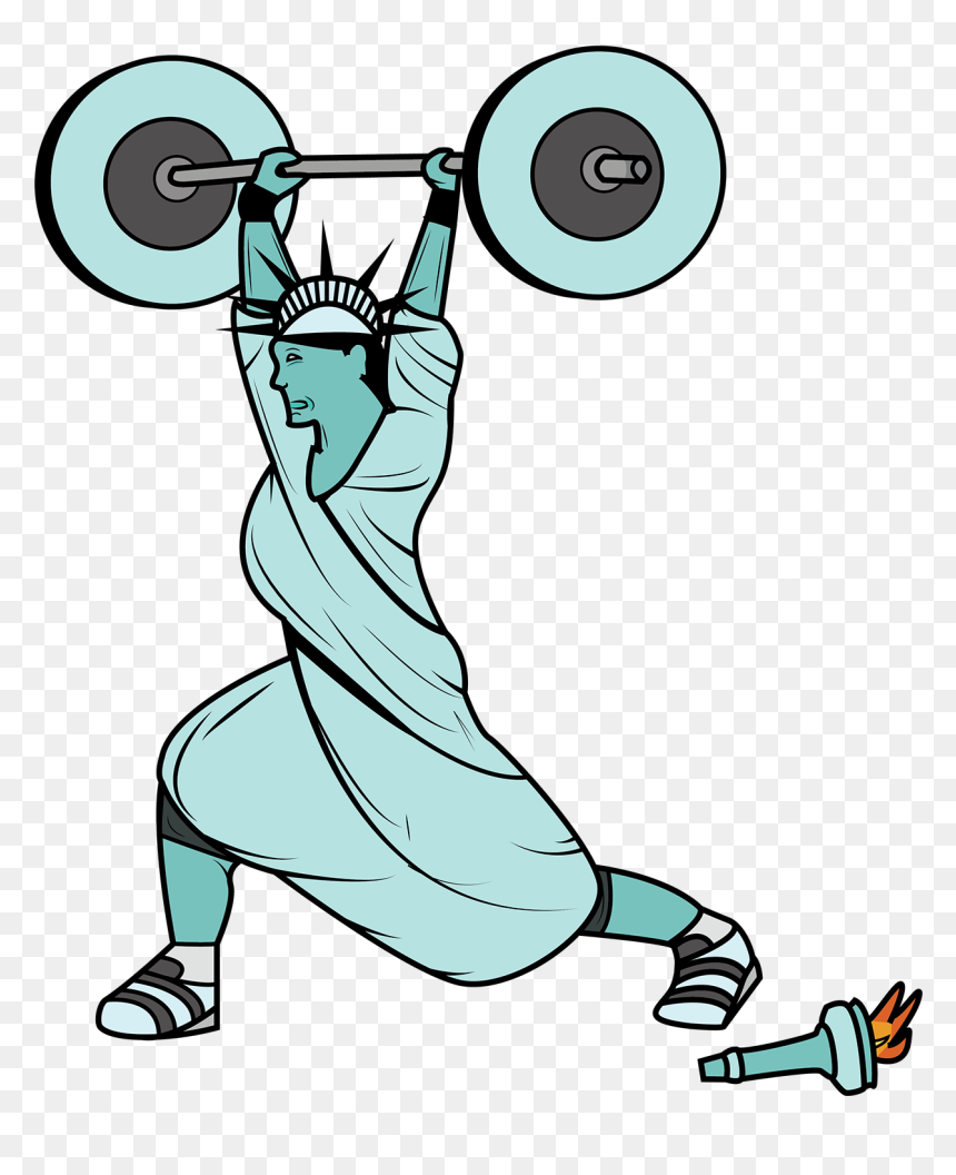 Cartoon, HD Png Download - statue of liberty vector png