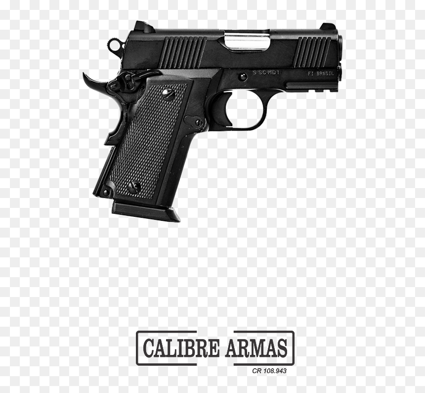 Pistola 40 Gc Md6 C/ 3 Carregadores - Ati 1911 Gi, HD Png Download - pistolas png