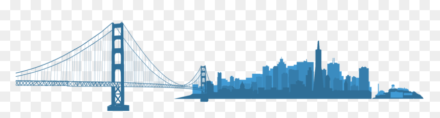 Sticker, HD Png Download - san francisco skyline png