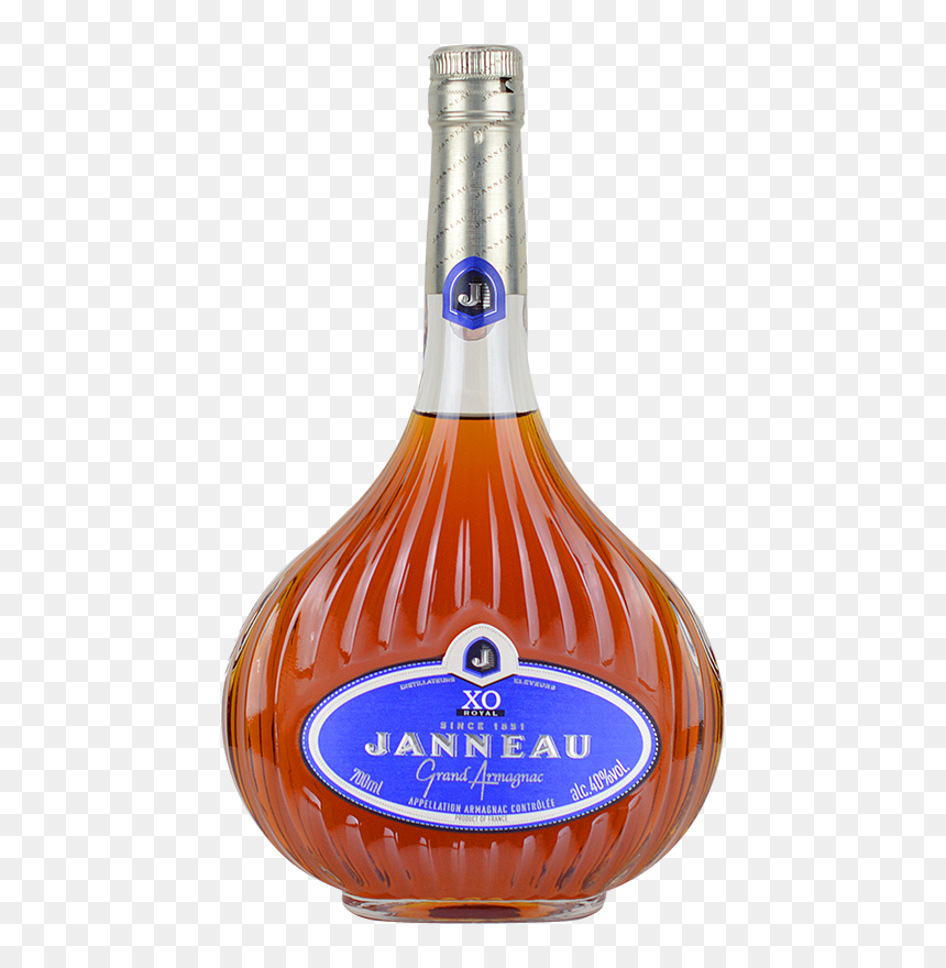 Personalised Janneau Xo Brandy 70cl - Glass Bottle, HD Png Download - xo png