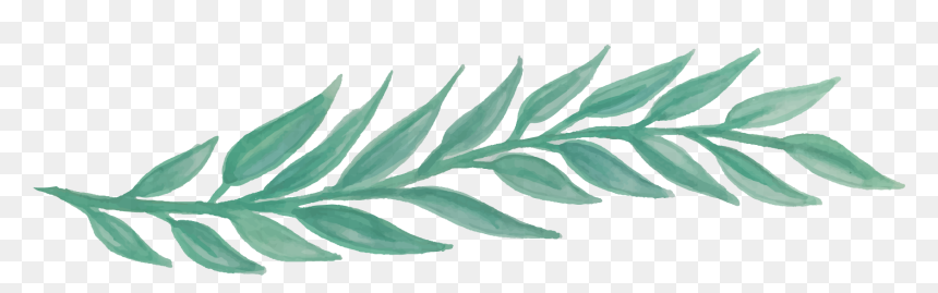Free Greenery Watercolor Png , Png Download - Png Transparent Leaf Watercolor Png, Png Download - free watercolor png