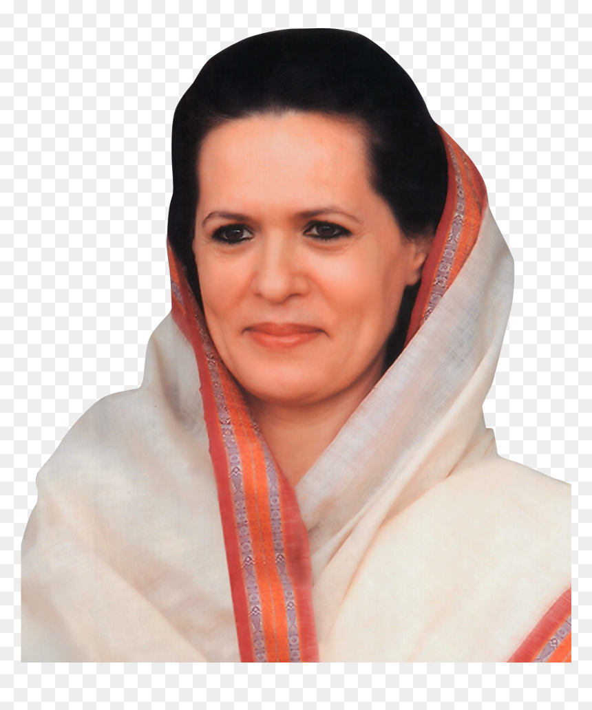 Download Sonia Gandhi, HD Png Download - gandhi png