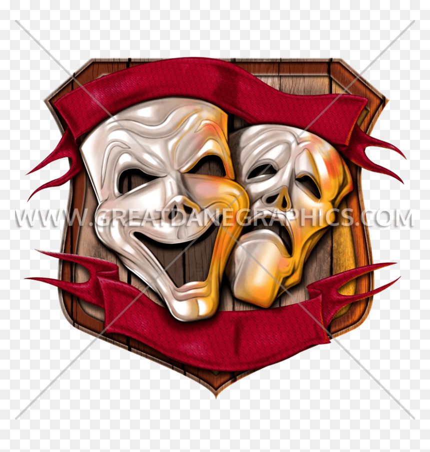 Theater Drama Masks - Mask, HD Png Download - drama mask png