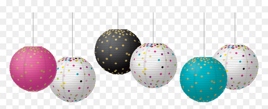 Tcr77472 Gold Foil & Confetti - Balloon, HD Png Download - gold confetti border png