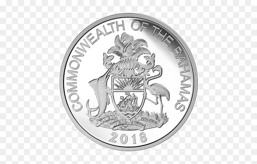 Bahamas Coins 2018, HD Png Download - pile of gold coins png