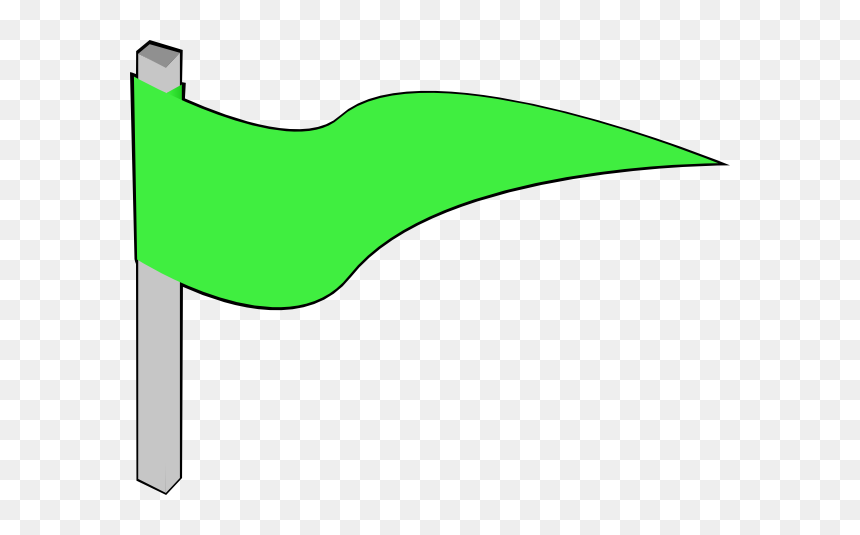 Green Flag Svg Clip Arts, HD Png Download - green flag png