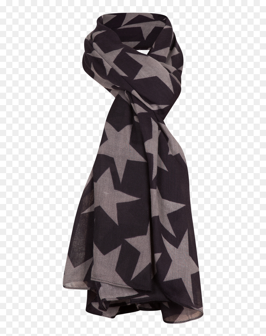 Star Winter Scarf - Scarf, HD Png Download - winter scarf png