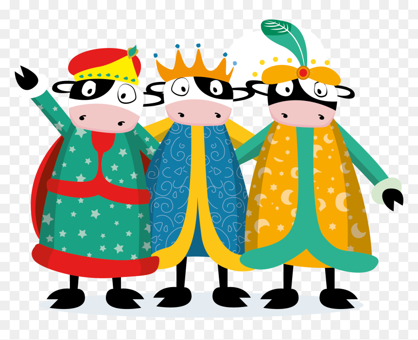 Los Reyes Magos ¡son La Leche , Se Merecen Un Regalo - Vacas De Reyes Magos, HD Png Download - reyes magos png